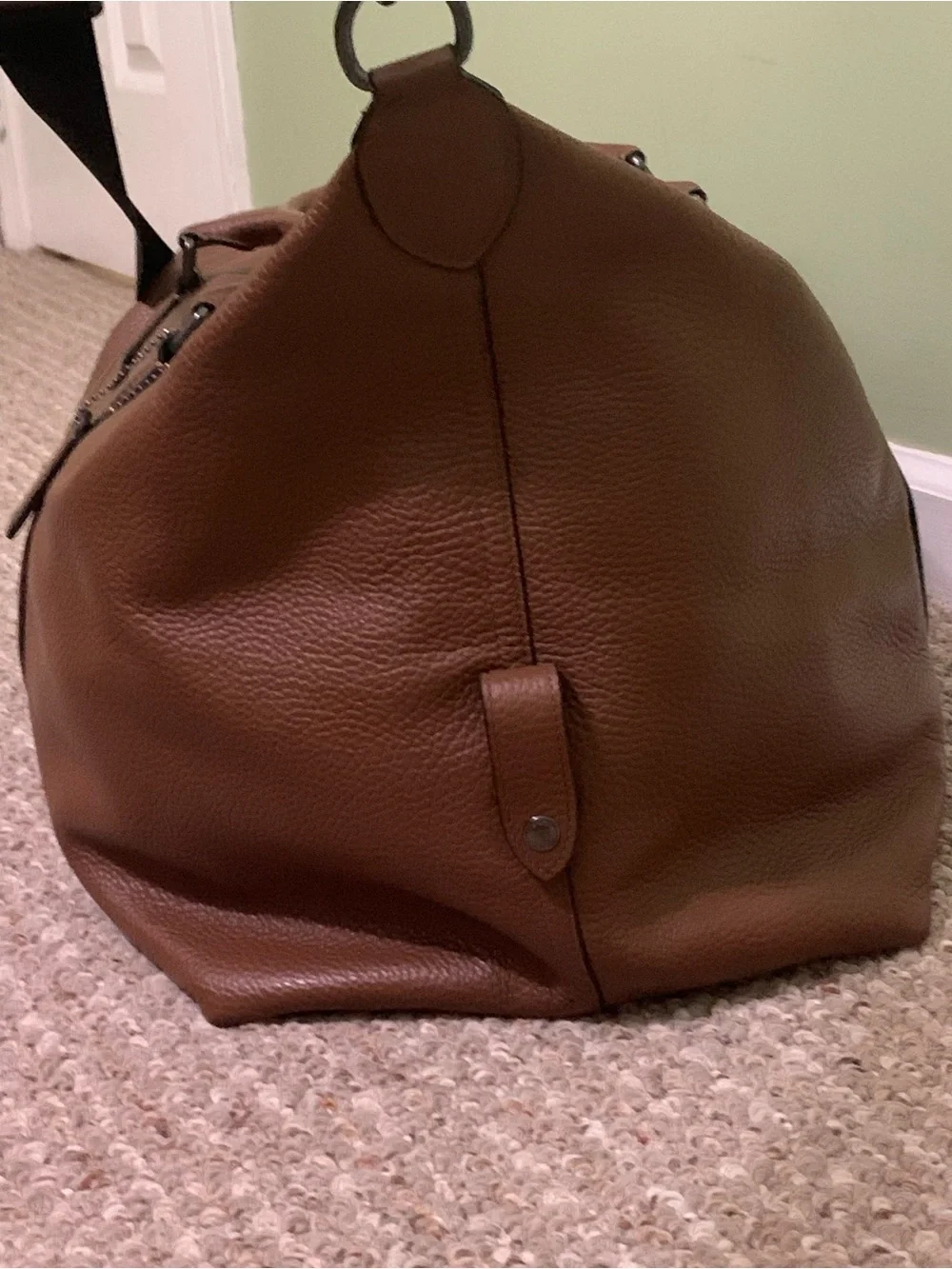 Coach Trekker Bag Pebble Leather Travel Duffel Bag - Like New 78129